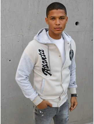 FashionStreet pánská velbloudí mikina na zip BX5452