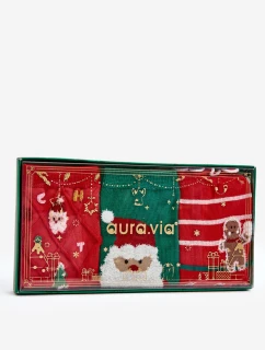 Vánoční sada mládežnických ponožek