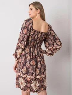 TW SK BI H3748 šaty.22X tmavě hnědá