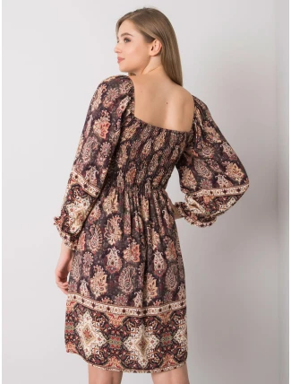 TW SK BI H3748 šaty.22X tmavě hnědá