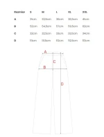 M862 Široké kalhoty - krepová růžová