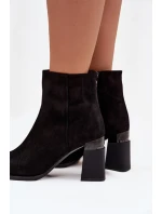 Boty na podpatku  model 222952 Step in style