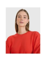 Dámská mikina 4F 4FWSS25TSWSF1543-62S oversize bez kapuce