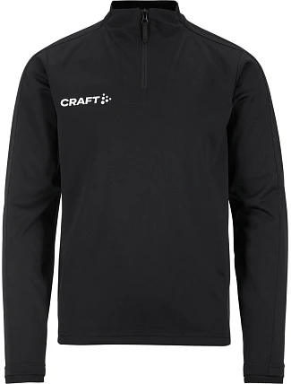 Craft Teamwear Evolve 2.0 Half Zip Jr Dětská tréninková bunda s 1/4 zipem 82.4764 black Craft Teamwear Evolve 2.0 Half Zip Jr Dětská tréninková bunda s 1/4 zipem 82.4764 black