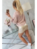 Sukně s ozdobnými jezdci béžová