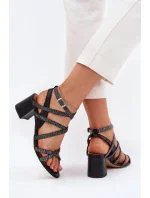 Sandály na podpatku  model 215004 Step in style