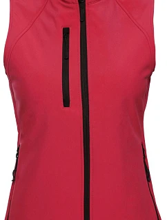Russell Athletic 141F Dámská 3-vrstvá softshellová vesta 10.141F classic red