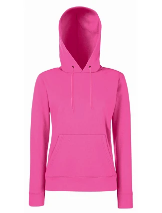 Fruit of the Loom Classic Lady-Fit Hooded Sweat Dámská mikina s kapucí 16.2038 fuchsia Fruit of the Loom Classic Lady-Fit Hooded Sweat Dámská mikina s kapucí 16.2038 fuchsia