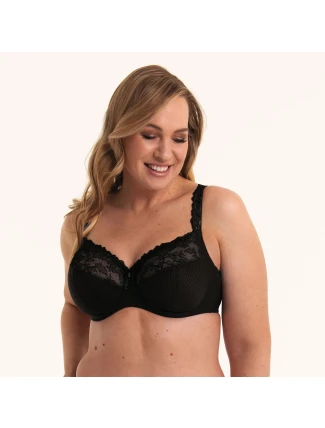 Eloise podprsenka s kosticí Full Cup 5295 black - RosaFaia Eloise podprsenka s kosticí Full Cup 5295 black - RosaFaia