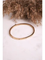 Ocelový Náramek S Kubickým Zirkonem Zlatý Lauren