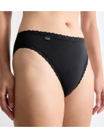 Dámské kalhotky sloggi 24/7 Cotton Lace Tai C3P - černé - SLOGGI