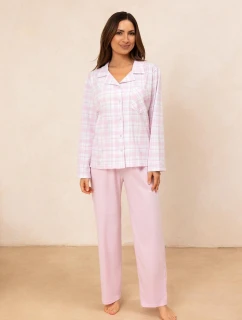 Pyžamo Regina 727 dlouhé/r 2XL Z25/26 dámské rozepínací