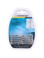 SADA SKLENĚNÝCH POJISTEK DUNLOP 10KS