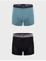 Pánské boxerky 2PACK 111769 3F720 29921 zeleno-černé - Emporio Armani Pánské boxerky 2PACK 111769 3F720 29921 zeleno-černé - Emporio Armani