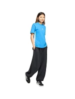 Dámské bavlněné tričko adidas Essentials 3-Stripes světle modrá KC5197