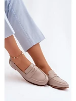 Mokasíny z přírodní kůže Vinceza Béžové