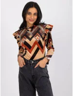 Halenka DHJ BZ 6533C 1.81P černá a béžová