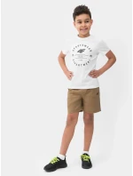 Chlapecké tričko 4FJSS23TTSHM294 bílé - 4F