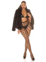 Sexy síťované punčocháče R39154 černé - In-Stylefashion