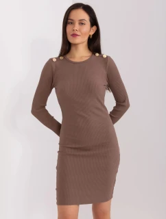 Dámské šaty RV SK 9219.13P Hnědá - FPrice