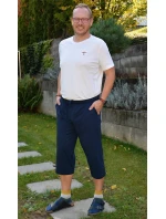 Pánské pyžamové kapri kalhoty Adam Pánské pyžamové kapri kalhoty Adam