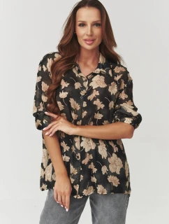 Košile s dlouhým rukávem model 219729 Makadamia