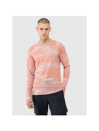 Pánské rychleschnoucí cyklistické tričko s dlouhým rukávem 4F 4FWSS25TFLOM340-70A pánské