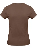 B&C #E190 /women Dámské tričko z těžké bavlny 01.004T chocolate
