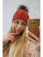 Fleecová čepice Daria K217 červená Fleecová čepice Daria K217 červená