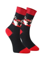 Unisex vánoční ponožky na dárek – sada 3 párů sob, sušenka a Mikuláš