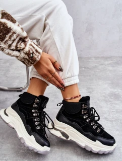 Dámská vysoká sportovní obuv GOE KK2N4098 Černe