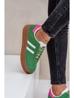 Dámské Tenisky Na Platformě Zelené Egelia
