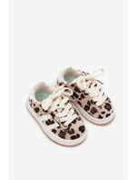 Sportovní tenisky Dětské Leoparda Béžové Amelle
