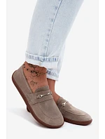 Semišové Mokasyny Barefoot Z Zazoo Cappuccino