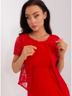 Šaty LK SK 509284 1.80 červená