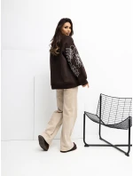 RV BL mikina A1042.25 tmavě hnědá