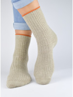 NOVITI Ponožky SB029-W-02 Beige