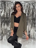 Dámská olivová bunda LEKONIK v jedné velikosti FashionStreet PY0113 Dámská olivová bunda LEKONIK v jedné velikosti FashionStreet PY0113