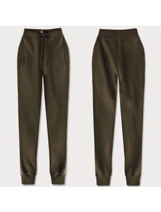 Teplákové kalhoty v army barvě (CK01-162) Teplákové kalhoty v army barvě (CK01-162)