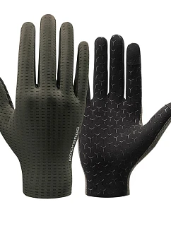 Prodyšné cyklistické rukavice Rockbros, plné, velikost: XL - zelené