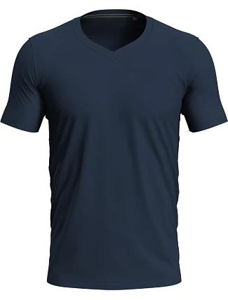 Stedman Stretch-T V-neck Pánské tričko s výstřihem do V 05.9610 blue midnight