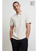 NEOBLU Orel Unisex piqué polo z těžké bavlny 24.4337 deep black NEOBLU Orel Unisex piqué polo z těžké bavlny 24.4337 deep black