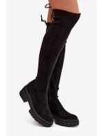 Dámské semišové boty Workers Černá Cheera