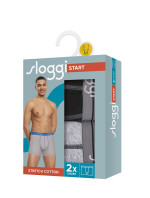 Pánské boxerky Start Short C2P box - GRAY - šedé M013 - SLOGGI