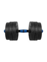 Nastavitelné bitumenové činky s konektorem 2x10 kg REBEL ACTIVE