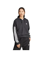 Dámská mikina adidas Essentials French Terry Quarter-Zip Hoodie black JN1956