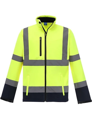 Yoko HVK 09 Hi-Vis softshellová bunda 79.VK09 hi vis yellow/navy