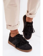 Dámské tenisky s třásněmi Černé Dorivelle