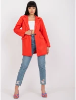 Dámské sako DHJ MA 15286 korálové