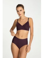 Jednoduchá košilová podprsenka Dark Plum - Julimex Jednoduchá košilová podprsenka Dark Plum - Julimex